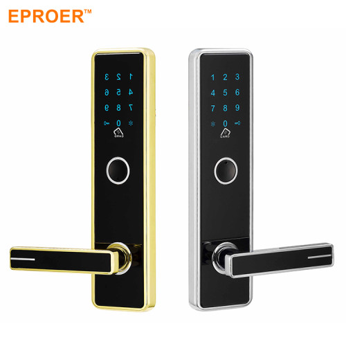 Smart Digital Hotel Password Door Handle Lock With Bluetooth ttlock APP Remote Control