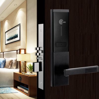 13.56 MHz MF Card 125 KHz T57 Card RFID Door Lock For Hotel
