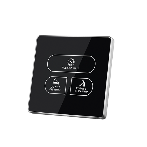 Wall Mounted Touch Switch For Controlling Hotel Room DND MUR Sign Plate
