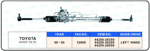 Hydraulic Steering Gear/ steering rack for TOYOTA HIACE YH 50 44250-26350 44250-26200 44250-26050