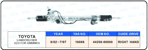 18068 Hydraulic Steering Gear for TOYOTA Landcruiser UZJ100R-GNMNKQ