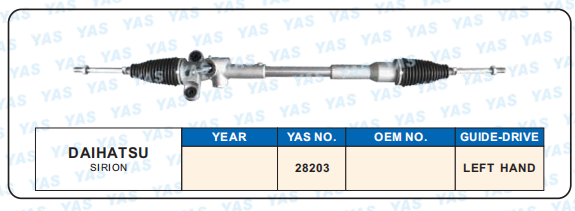 28203 Hydraulic Steering Gear/ steering rack for DODGE Sirion