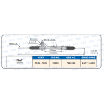 18200 Hydraulic Steering Rack /Steering Gear FIAT TEMPRA