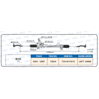 12024 Hydraulic Steering Rack /Steering Gear BYD  F3