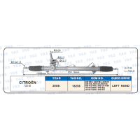 18258 Hydraulic Steering Rack /Steering Gear CITROEN C5 III
