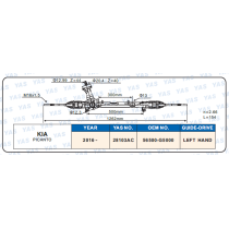 28103AC Hydraulic Steering Rack /Steering Gear KIA PICANTO