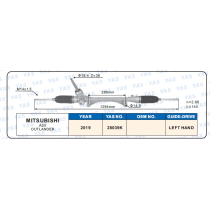 28039K Hydraulic Steering Rack /Steering Gear MITSUBISHI ASX OUTLANDER