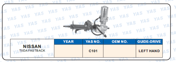 C101 Hydraulic Steering Rack /Steering Gear NISSAN TIIDA FASTBACK