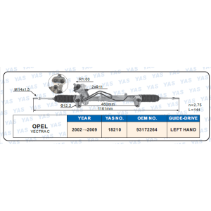 18210 Hydraulic Steering Rack /Steering Gear OPEL VECTRA C