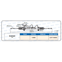 12088 Hydraulic Steering Rack /Steering Gear ROEVE 350