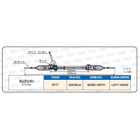 28056LK Hydraulic Steering Rack /Steering Gear SUZUKI S-Cross