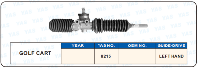 8215 Hydraulic Steering Rack /Steering Gear GOLF CART