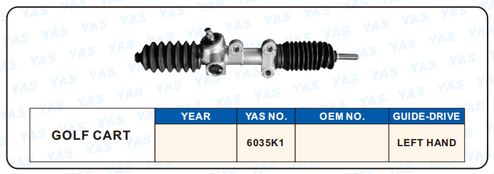6035K1 Hydraulic Steering Rack /Steering Gear GOLF CART