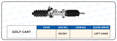 6035K1 Hydraulic Steering Rack /Steering Gear GOLF CART