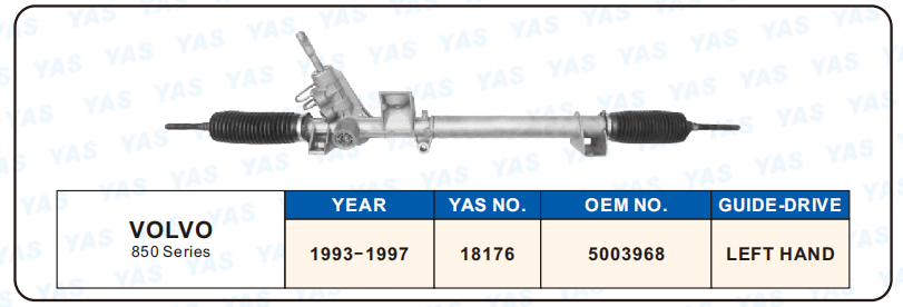 18176 Hydraulic Steering Rack /Steering Gear VOLVO 850 Series
