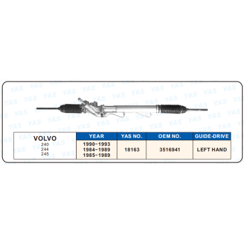 18163 Hydraulic Steering Rack /Steering Gear VOLVO 240 244 245