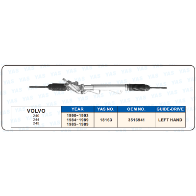 18163 Hydraulic Steering Rack /Steering Gear VOLVO 240 244 245