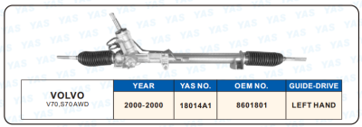 18014A1 Hydraulic Steering Rack /Steering Gear VOLVO  V70,S70 AWD