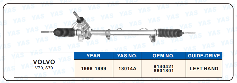 18014A Hydraulic Steering Rack /Steering Gear VOLVO V70,S70