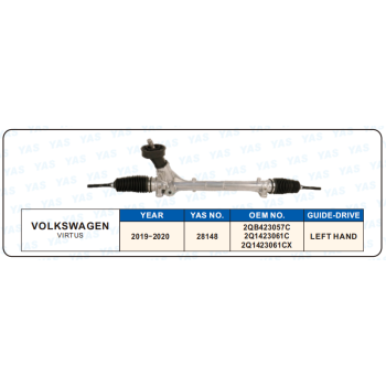 28148 Hydraulic Steering Rack /Steering Gear VOLKSWAGEN VIRTUS