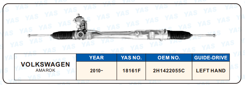18161F Hydraulic Steering Rack /Steering Gear VOLKSWAGEN AMAROK
