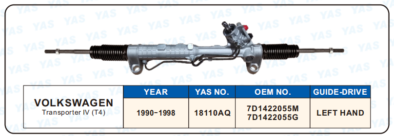 18110AQ Hydraulic Steering Rack /Steering Gear VOLKSWAGEN Transporter IV (T4)