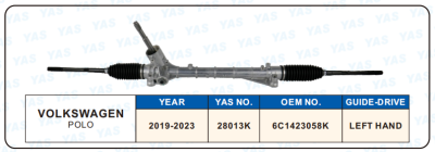 28013K Hydraulic Steering Rack /Steering Gear VOLKSWAGEN POLO