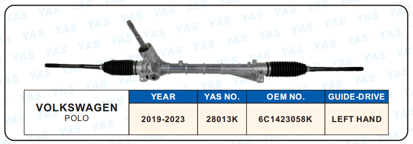 28013K Hydraulic Steering Rack /Steering Gear VOLKSWAGEN POLO