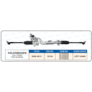 18154 Hydraulic Steering Rack /Steering Gear VOLKSWAGEN GOL TREND FOX SURAN