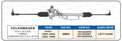 12011 Hydraulic Steering Rack /Steering Gear VOLKSWAGEN GOLF-JETTA III CABRIO CORRADO,GOLF,GTI,JETTA