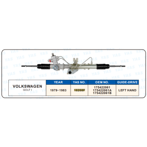 18208F Hydraulic Steering Rack /Steering Gear VOLKSWAGEN GOLF I