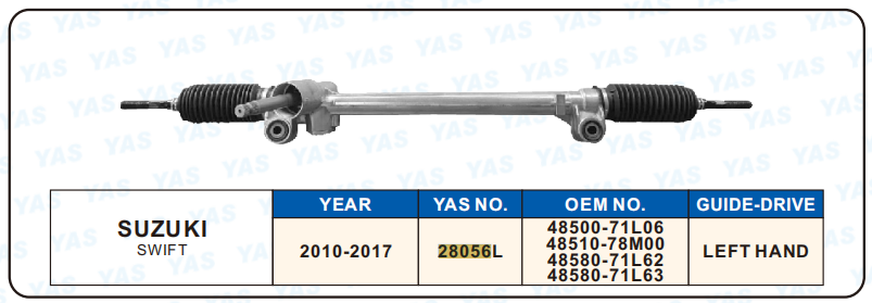 28056L Hydraulic Steering Rack /Steering Gear SUZUKI SWIFT