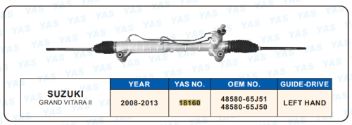 18160 Hydraulic Steering Rack /Steering Gear SUZUKI GRAND VITARA II