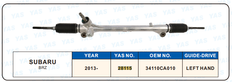 28115 Hydraulic Steering Rack /Steering Gear SUBARU BRZ