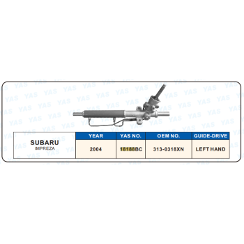 18188BC Hydraulic Steering Rack /Steering Gear SUBARU IMPREZA