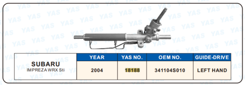 18188 Hydraulic Steering Rack /Steering Gear SUBARU IMPREZA WRX Sti