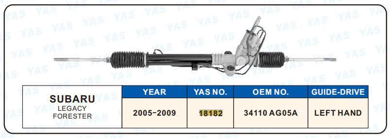 18182 Hydraulic Steering Rack /Steering Gear SUBARU LEGACY