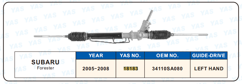 18183 Hydraulic Steering Rack /Steering Gear SUBARU Forester
