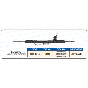 18153 Hydraulic Steering Rack /Steering Gear SUBARU LEGACY EXC OUTBACK