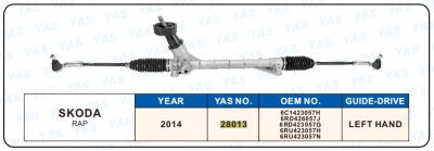 28013 Hydraulic Steering Rack /Steering Gear SKODA RAP