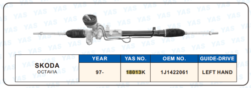 18013K Hydraulic Steering Rack /Steering Gear SKODA OCTAVIA