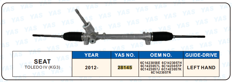 28145 Hydraulic Steering Rack /Steering Gear SEAT TOLEDO IV (KG3)