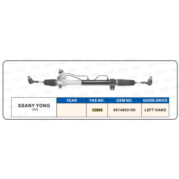 12065 Hydraulic Steering Rack /Steering Gear SSANY YONG VAN