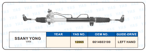 12065 Hydraulic Steering Rack /Steering Gear SSANY YONG VAN