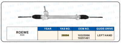 28094 Hydraulic Steering Rack /Steering Gear ROEVE RX5