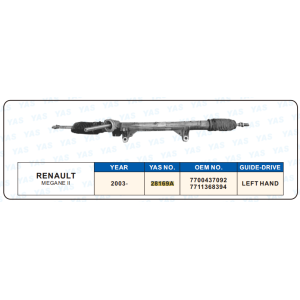28169A Hydraulic Steering Rack /Steering Gear RENAULT MEGANE II