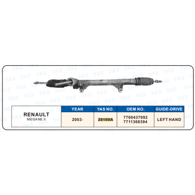 28169A Hydraulic Steering Rack /Steering Gear RENAULT MEGANE II