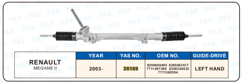 28169 Hydraulic Steering Rack /Steering Gear RENAULT MEGANE II