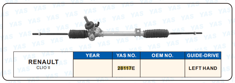 28117E Hydraulic Steering Rack /Steering Gear RENAULT CLIO II