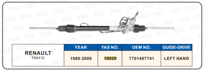18029 Hydraulic Steering Rack /Steering Gear RENAULT TRAFIC